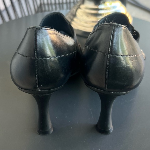 Stuart Weitzman Leather Pumps Size 10 Black Great Condition - Picture 3 of 11